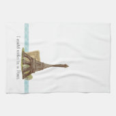 Paris Eiffel Tower Tea Towel Kitchen Towel Theedoek (Horizontaal)