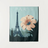 Paris Eiffel Tower Wandkleed (Voorkant)