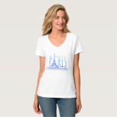 Paris Eiffel Tower Women's T-Shirt (Voorkant volledig)