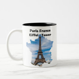 Paris Eiffell Tweekleurige Koffiemok