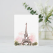 Paris Eiffeltoren Ansichtkaart Briefkaart (Staand voorkant)
