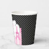 Paris Eiffeltoren blond meisje Papieren Bekers (Links)