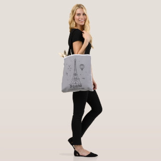 Paris Eiffeltoren Boodschappentas Tote Bag