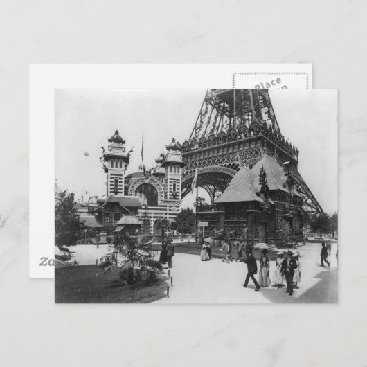 Paris Eiffeltoren Briefkaart (Voorkant / Achterkant)