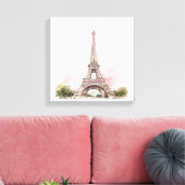 Paris Eiffeltoren Canvas Afdruk (Insitu (Woonkamer))
