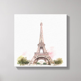 Paris Eiffeltoren Canvas Afdruk
