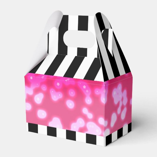 Paris Eiffeltoren Chique Sparkle Party Favorietend Bedankdoosjes (Achterkant)