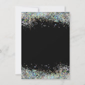 Paris Eiffeltoren, Colorful Confetti Retirement Kaart (Achterkant)