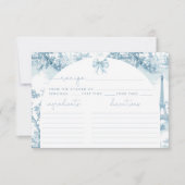 Paris Eiffeltoren Dusty blauw Vrijgezellenfeest re (Voorkant)