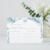 Paris Eiffeltoren Dusty blauw Vrijgezellenfeest re (Staand voorkant)