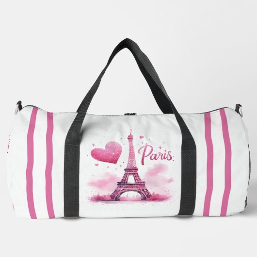 Paris Eiffeltoren en Hart Plunjezak (Voorkant)