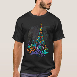 Paris Eiffeltoren Frankrijk Ik hou van Parijs Fra T-shirt