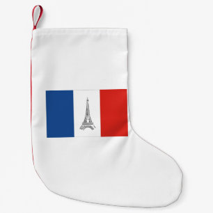 Paris Eiffeltoren Franse Vlag Thema Kleine Kerstsok