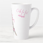 Paris Eiffeltoren gepersonaliseerd Mis Quince Anos Latte Mok (Rechts)