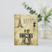 Paris Eiffeltoren Jurk van Briefkaart (Staand voorkant)