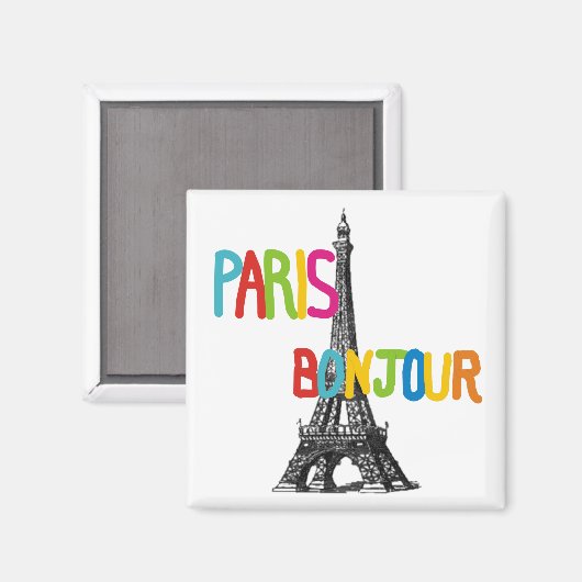 Paris Eiffeltoren Magneten (Voorkant / Achterkant)