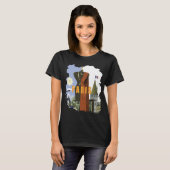 Paris Eiffeltoren Mode Reizen T-Shirt (Voorkant volledig)