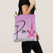 Paris Eiffeltoren Ombre Tote Bag (Dichtbij)