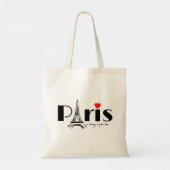 Paris Eiffeltoren ontwerp Tote Bag (Achterkant)