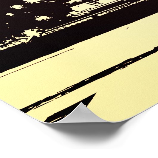 Paris Eiffeltoren Poster (Hoek)