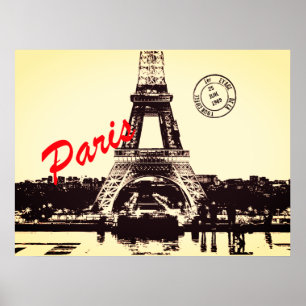 Paris Eiffeltoren Poster
