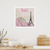 PARIS | Eiffeltoren Poster (Keuken)