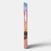 Paris Eiffeltoren: Romantische Aquarel Zonsonderga Case-Mate iPhone Case (Achterkant / Links)