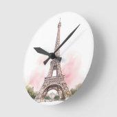 Paris Eiffeltoren Ronde Klok  (Hoek)