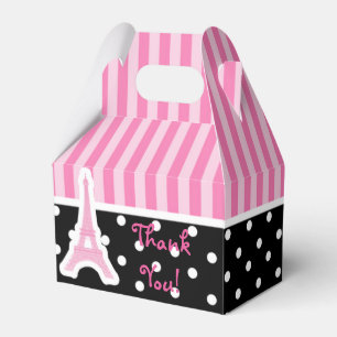 Paris Eiffeltoren Roze Verjaardagsfeest Favor Doze Bedankdoosjes