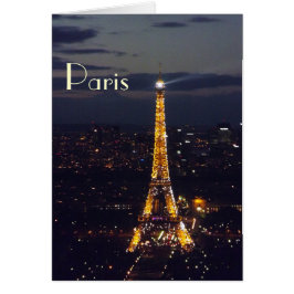 Paris Eiffeltoren 's nachts