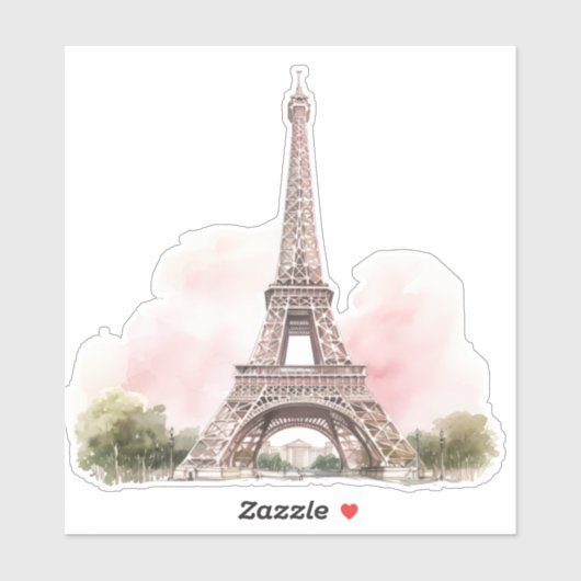 Paris Eiffeltoren Sticker (Vel)