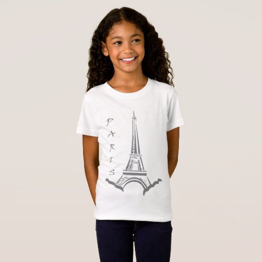 PARIS Eiffeltoren T-shirt (Voorkant volledig)