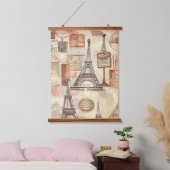 Paris Eiffeltoren Vintage Antiek Hangend Wandkleed (Slaapkamer)