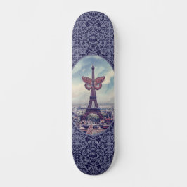 Paris Eiffeltoren Vintage Collage Skateboard