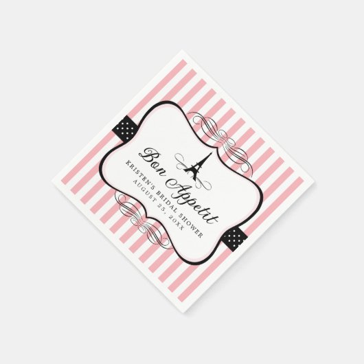 Paris Eiffeltoren | VRIJGEZELLENFEEST Servetten (Hoek)