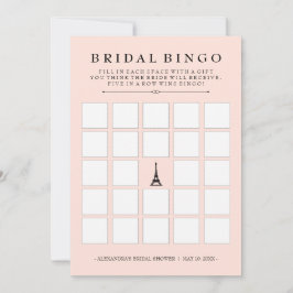 Paris Elegance Bruidsbingo Bruidsfeest Spel