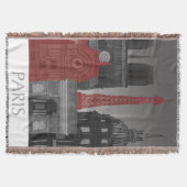 Paris Elevings by Night - Red Deken (Voorkant)