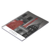 Paris Elevings by Night - Red Notitieboek (Linkerzijde)