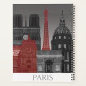 Paris Elevings by Night - Red Planner (Achterkant)