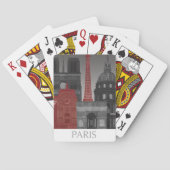 Paris Elevings by Night - Red Pokerkaarten (Achterkant)