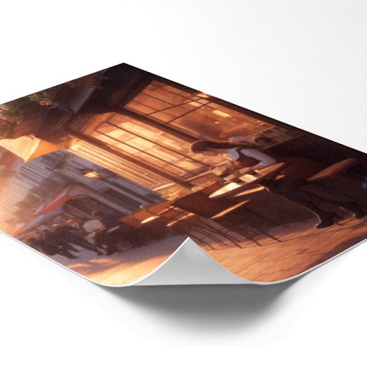 Paris Espresso v2 Poster (Hoek)