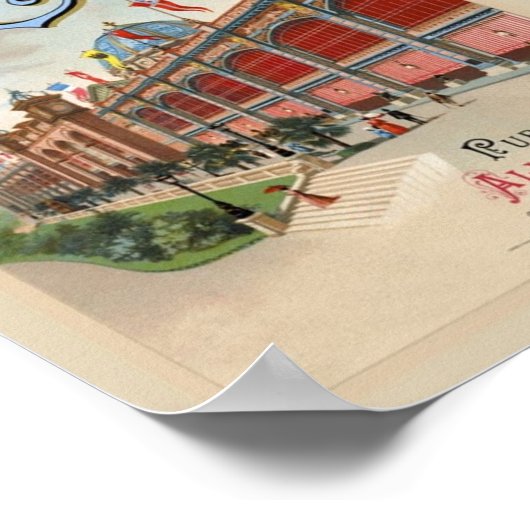 Paris Exhibition 1889 Poster (Hoek)