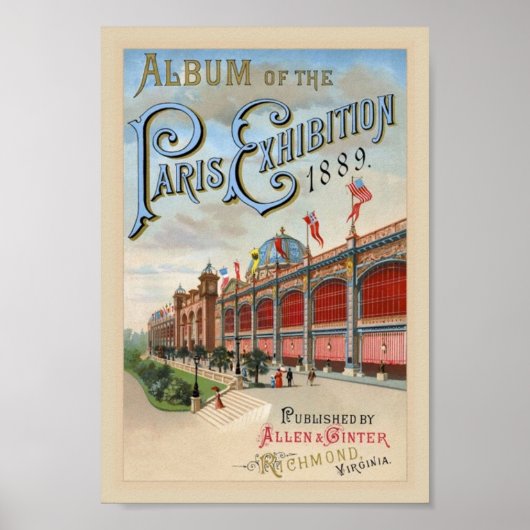 Paris Exhibition 1889 Poster (Voorkant)