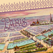 Paris Expo 1900 Poster met Titel