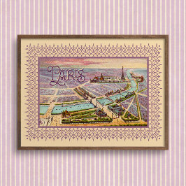 Paris Expo 1900 Poster met Titel