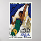 Paris Expositie  Wall Art 1931 Poster (Voorkant)
