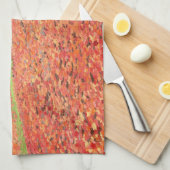 Paris Falling Leaves Dish Towel Theedoek (Quarter Fold)