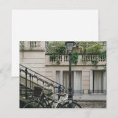 Paris Fiets (Parijs) Feestdagenkaart (Voorkant / Achterkant)