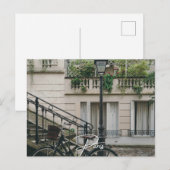 Paris Fiets (Parijs) Feestdagenkaart (Voorkant / Achterkant)