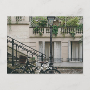 Paris Fiets (Parijs) Uitnodiging Briefkaart
